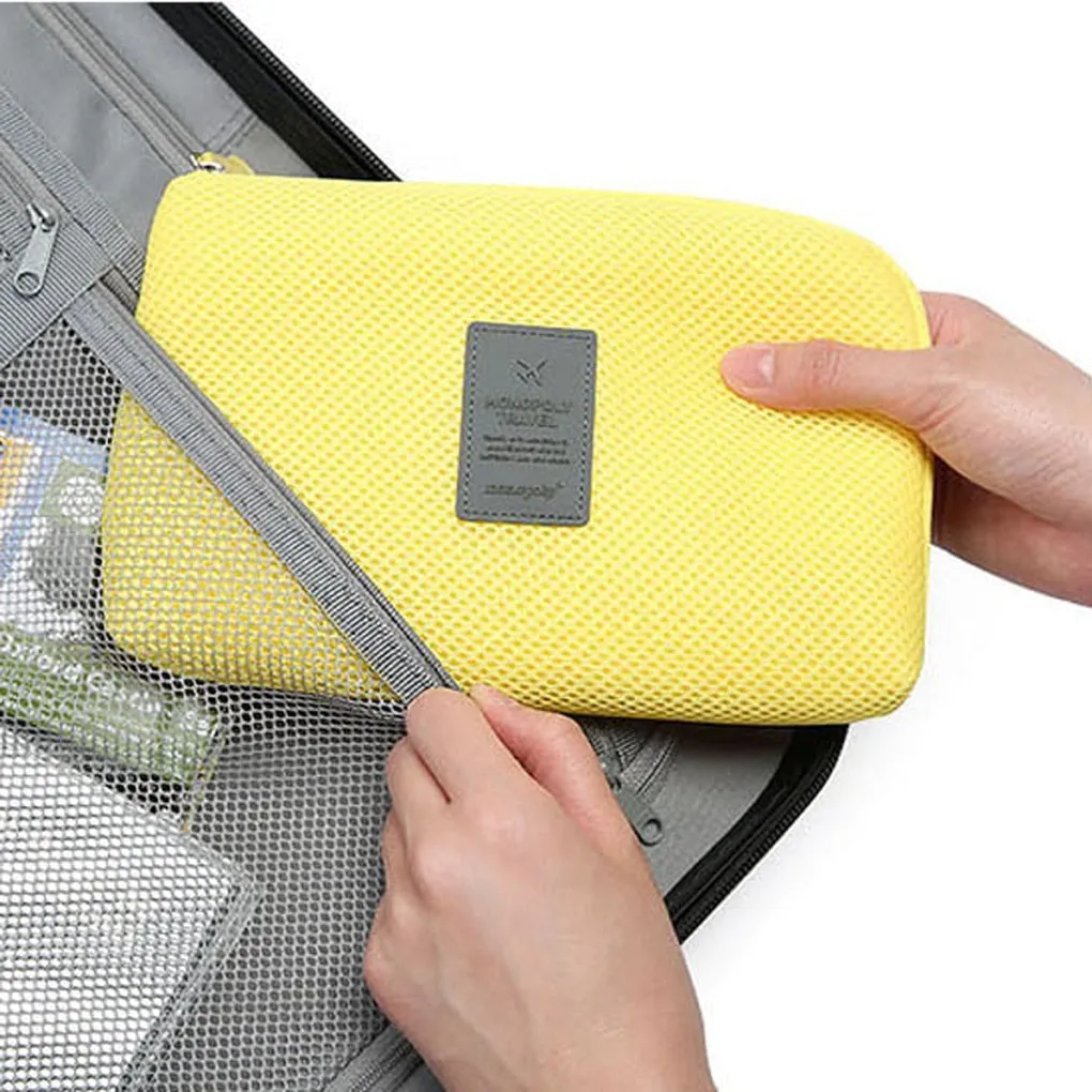 2 Sizes Male Female Data Cable Charger Headset Digital Products Travel Business Trip Storage Bag