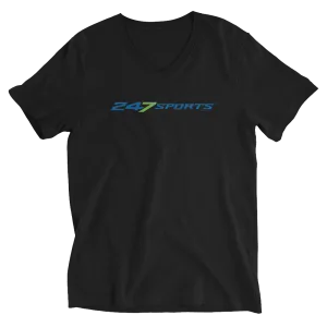 247 Sports Logo V-Neck Short Sleeve T-Shirt
