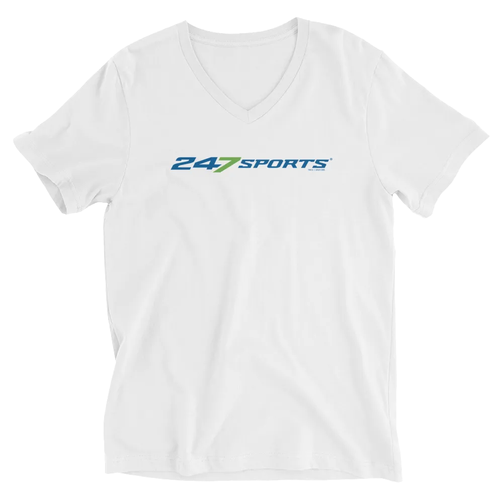 247 Sports Logo V-Neck Short Sleeve T-Shirt