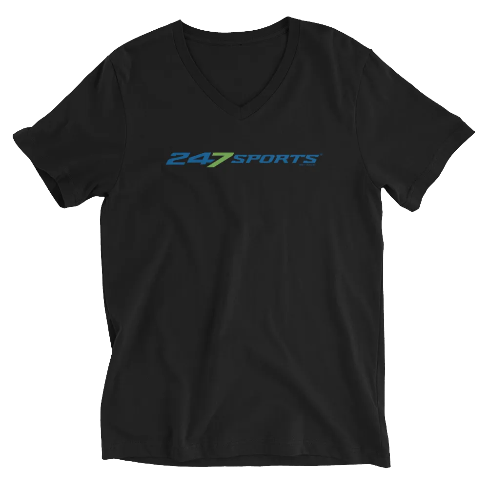 247 Sports Logo V-Neck Short Sleeve T-Shirt
