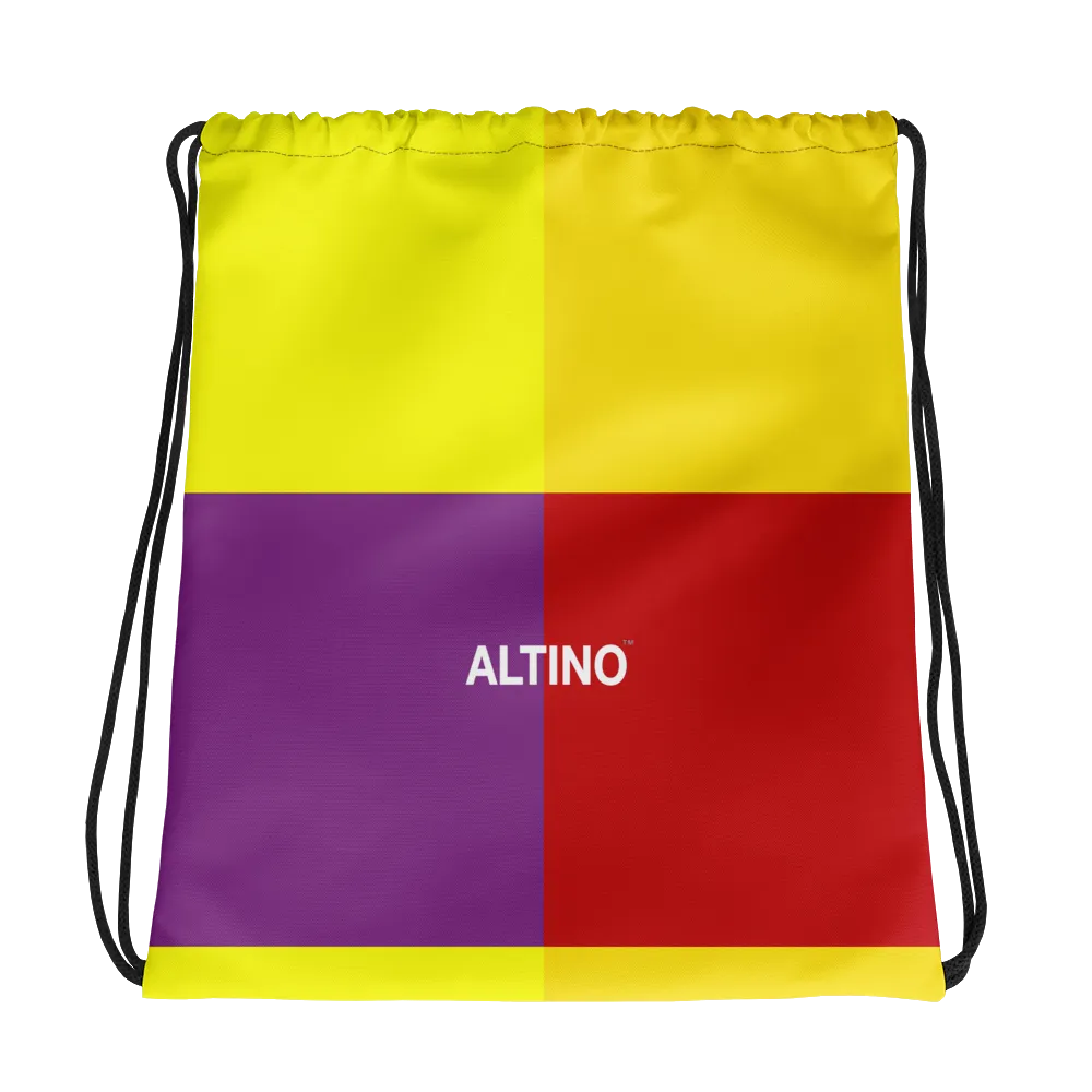 #6a81bfa0 - Pineapple Lemon Cherry Grape - ALTINO Draw String Bag