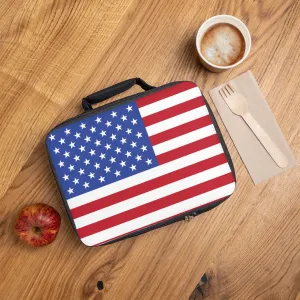 American Flag Lunch Bag US Flag Lunch Box - Reefmonkey