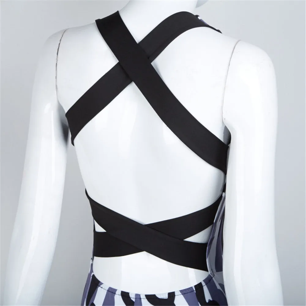 Camouflage Yoga Sports Jumpsuit