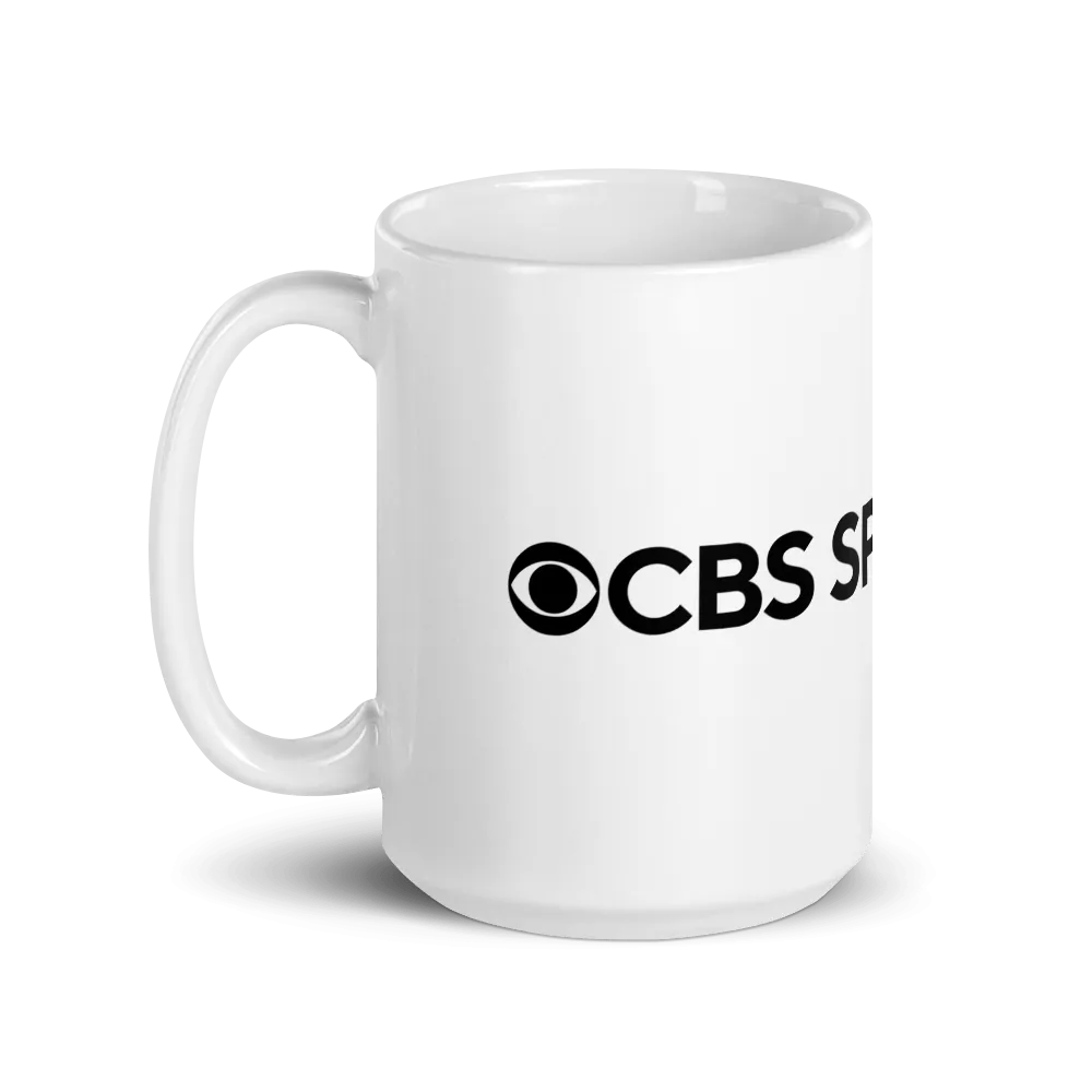 CBS Sports HQ Logo White Mug