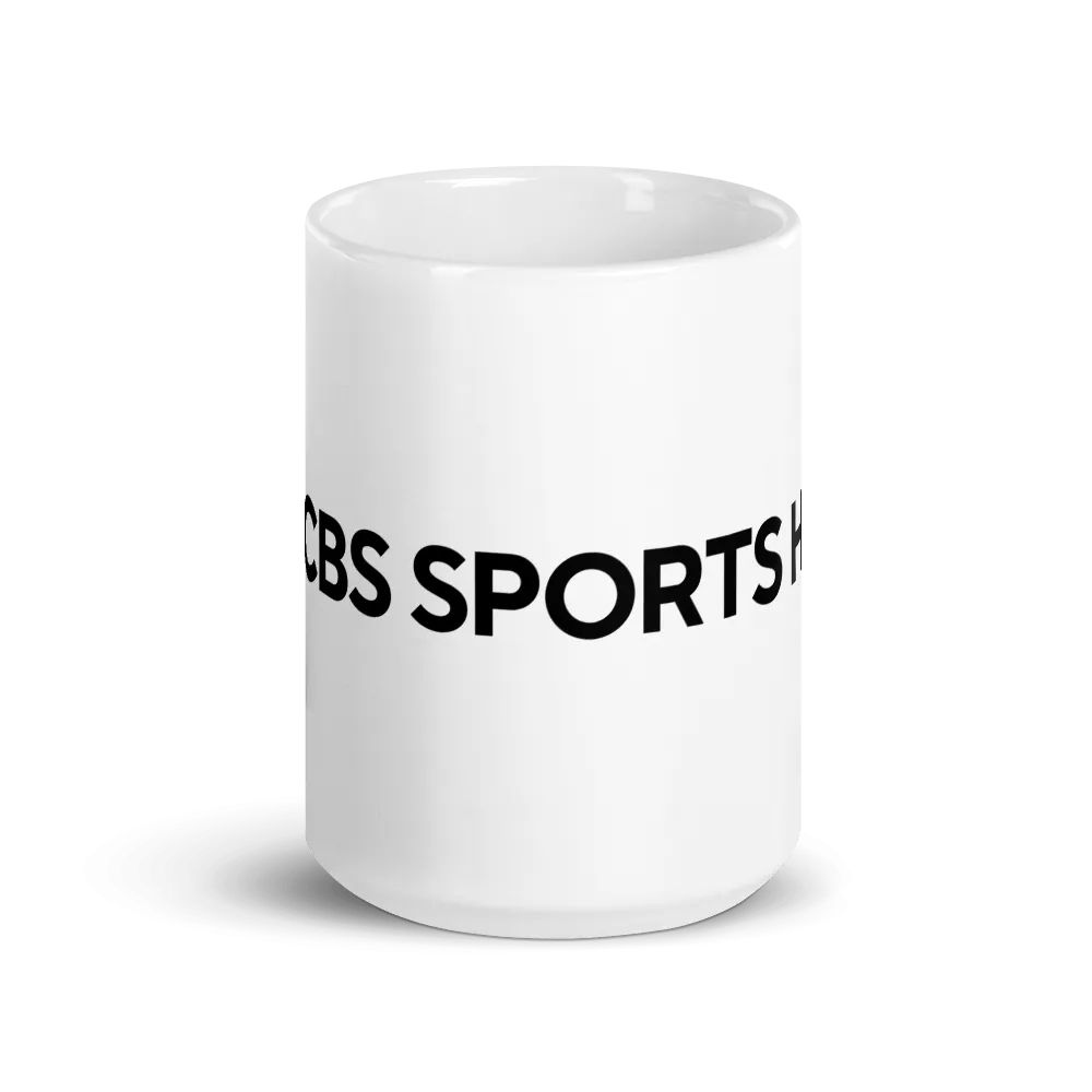 CBS Sports HQ Logo White Mug