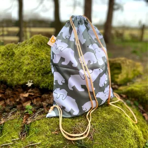 Drawstring Bag - POLAR BEARS