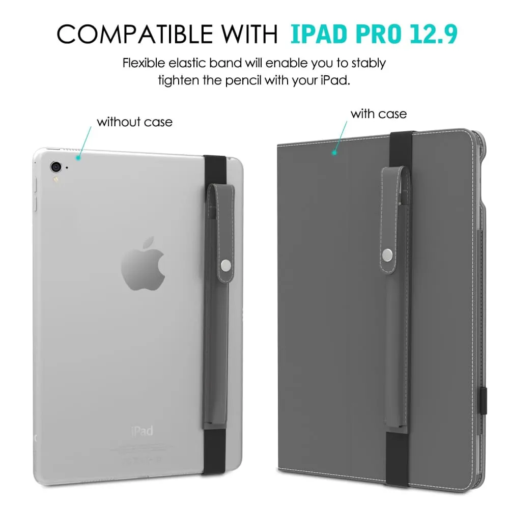 Elastic Pocket Sleeve Detachable Apple Pencil Cover for Ipad Pro 12.9