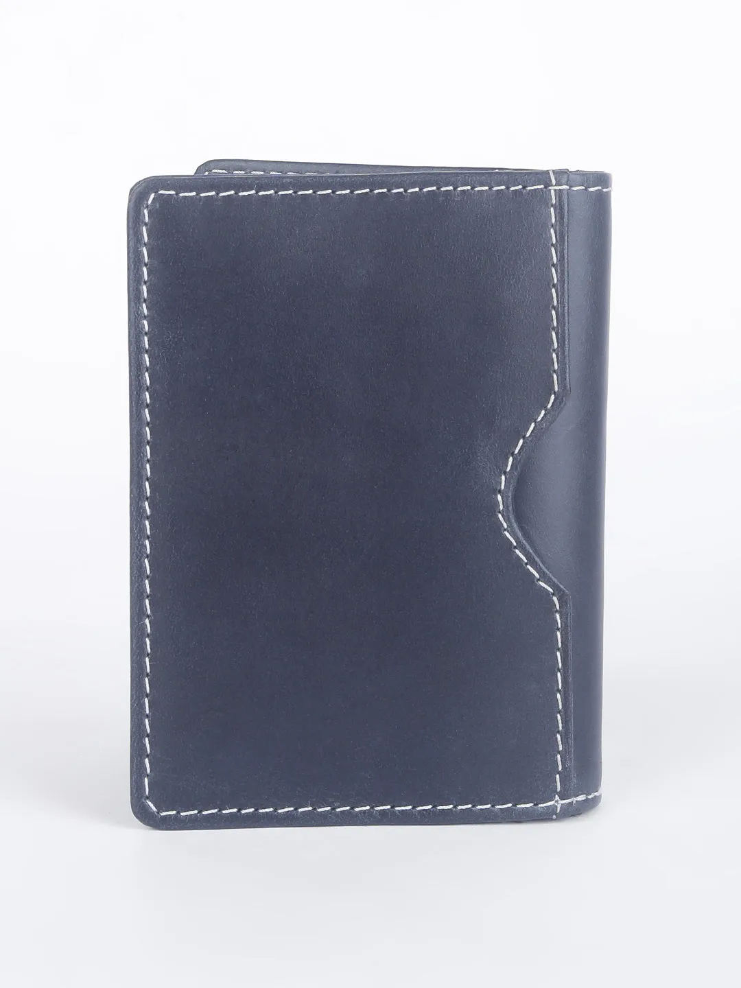 Men's Navy Solid Card Holder