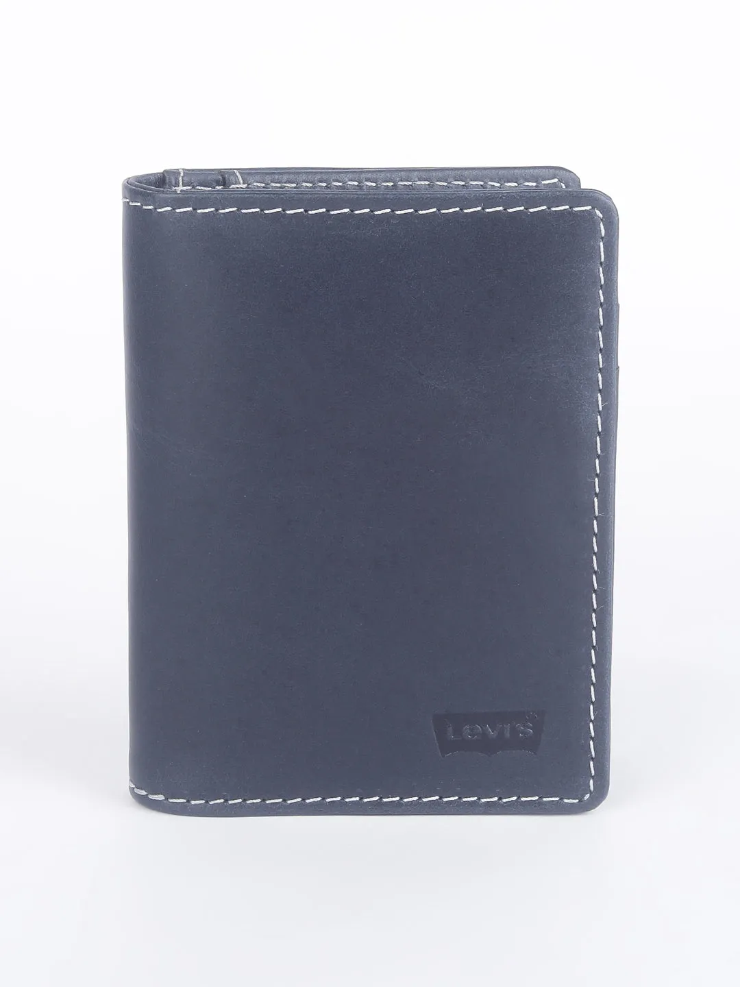 Men's Navy Solid Card Holder