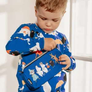 Moomin Friends Pencil Case Blue - Martinex