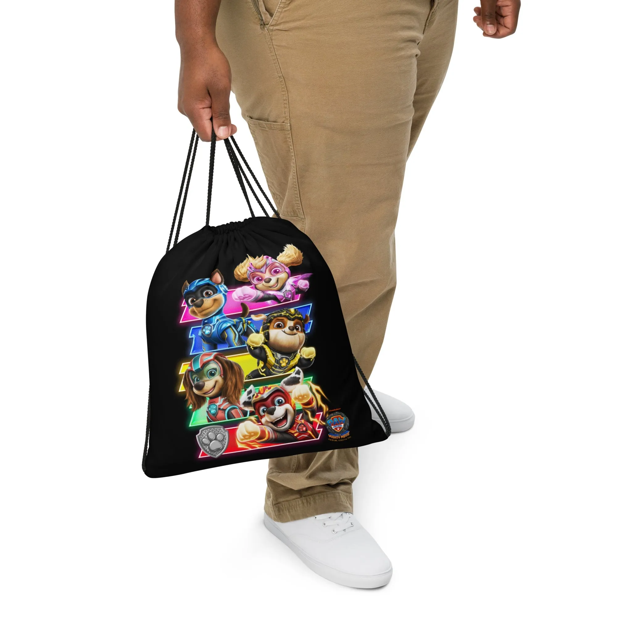 PAW Patrol The Mighty Movie Drawstring Bag