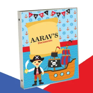 Personalised Binder<br/>Pirate Theme