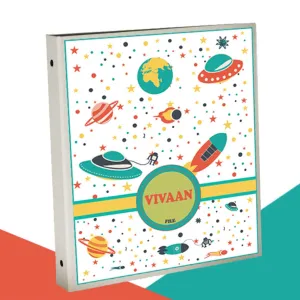 Personalised Binder<br/>Space Theme