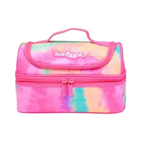 Smiggle Vivid Double Decker Lunchbox ( Bag) Pink, 3Y 