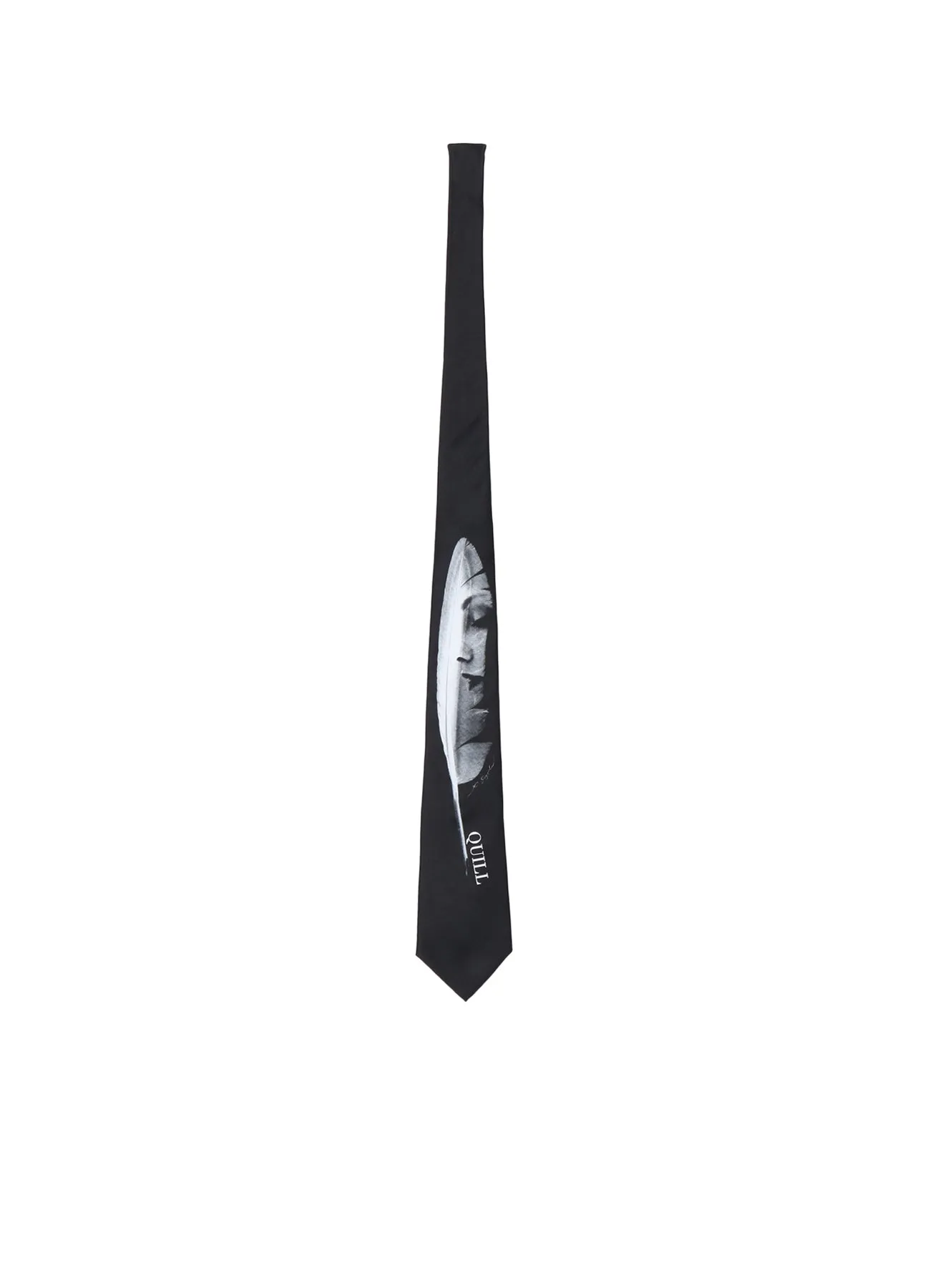 S'YTE x KOICHI IYODA ARTWORK PRINTED SILK TIE -Quill-