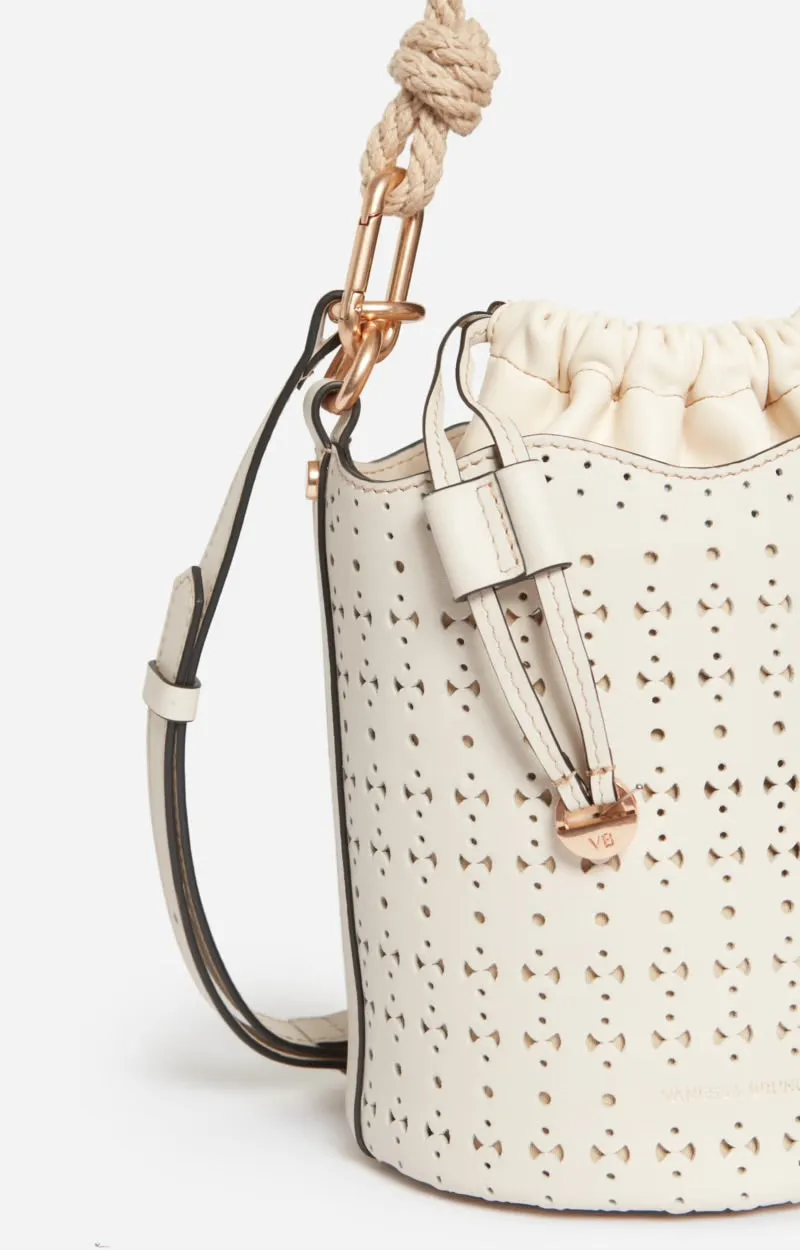 Vanessa Bruno Holly Mini Seau Bag in Ivory